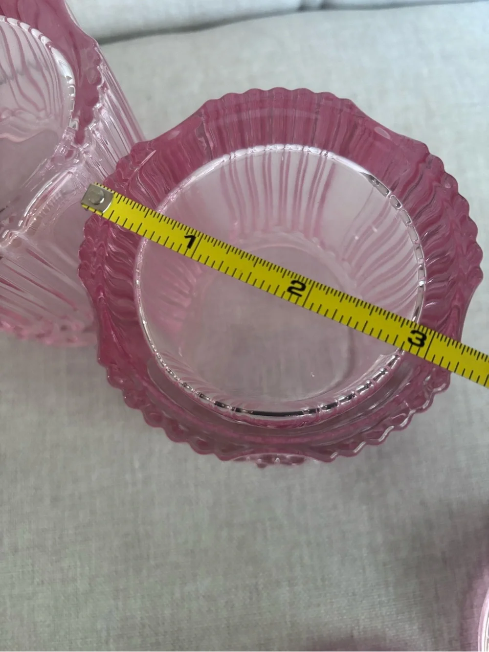 N/A pink pressed